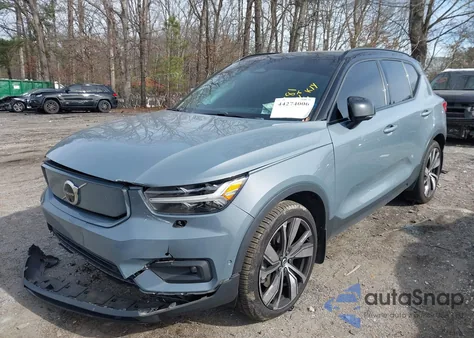 2022 Volvo Xc40 Recharge Pure Electric P8 Twin Plus from USA, damaged, VIN YV4ED3UR5N2652481